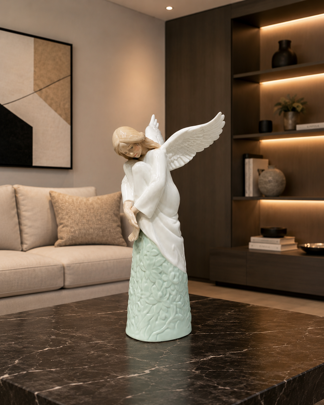 Ángel En Porcelana