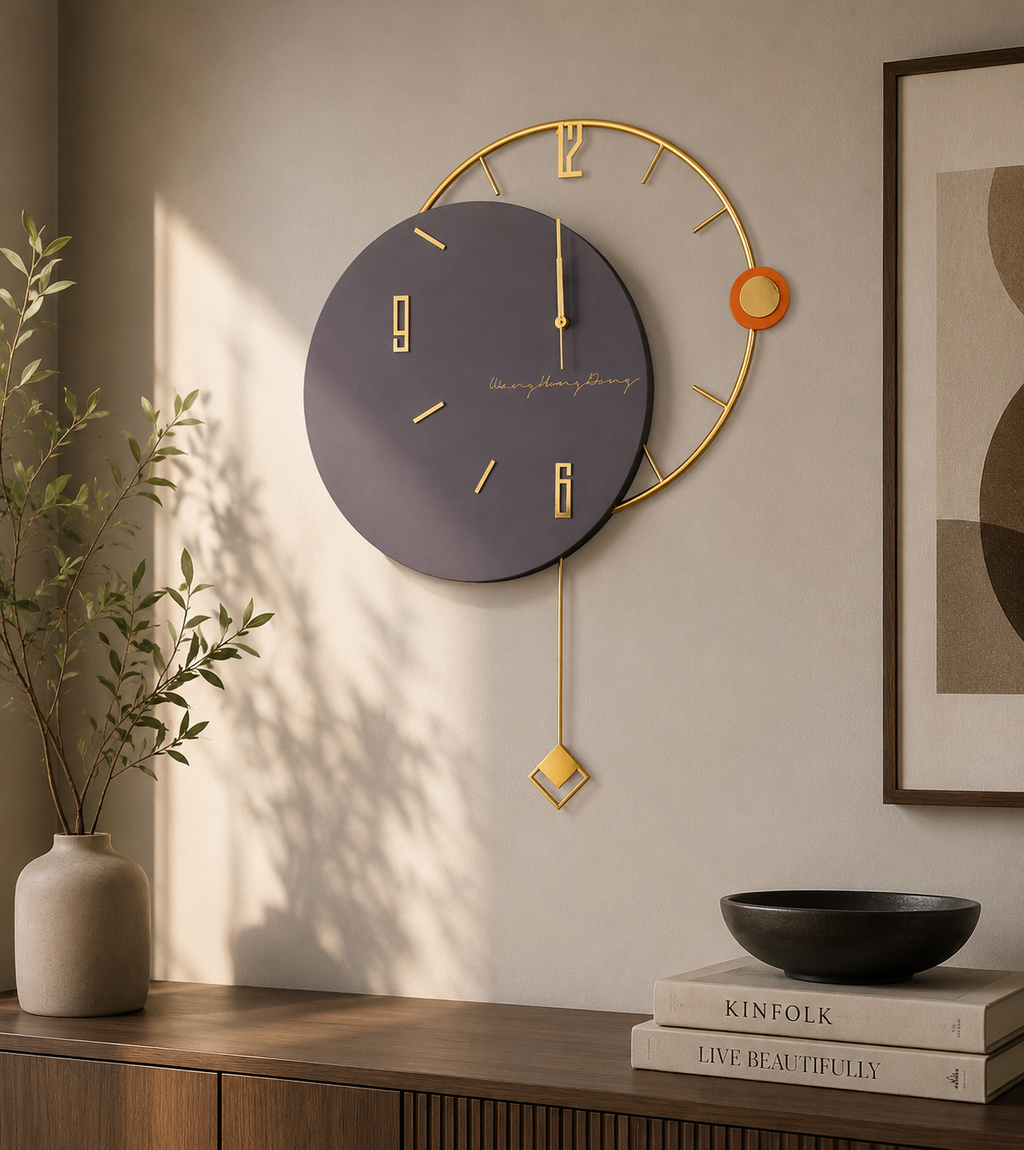 Reloj De Pared Deslizado