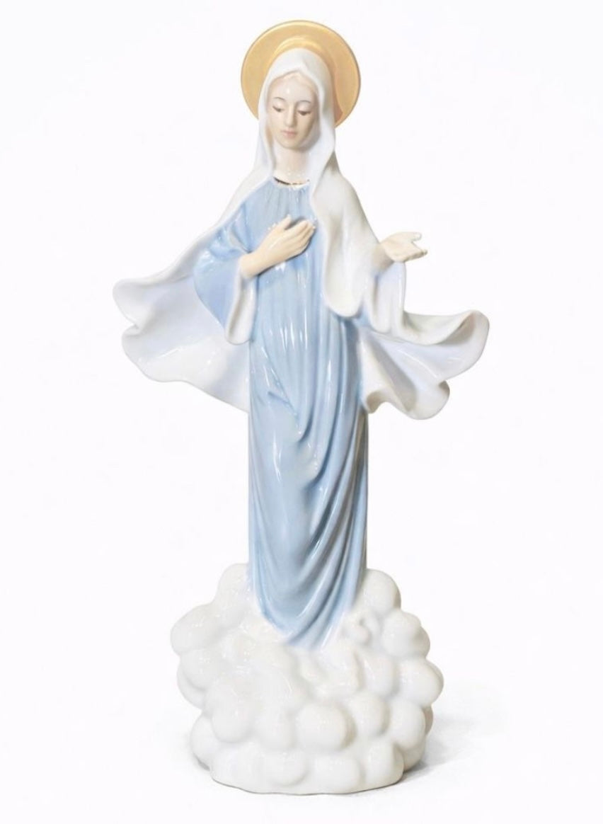 Virgen De La Paz En Porcelana