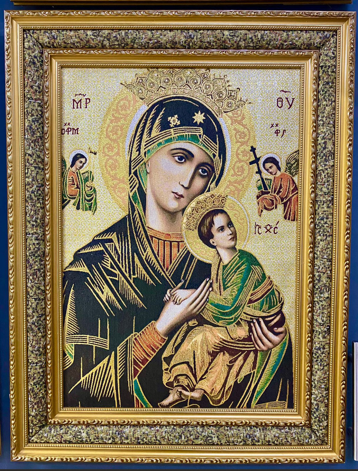 Gobelino De La Virgen Del Perpetuo Socorro