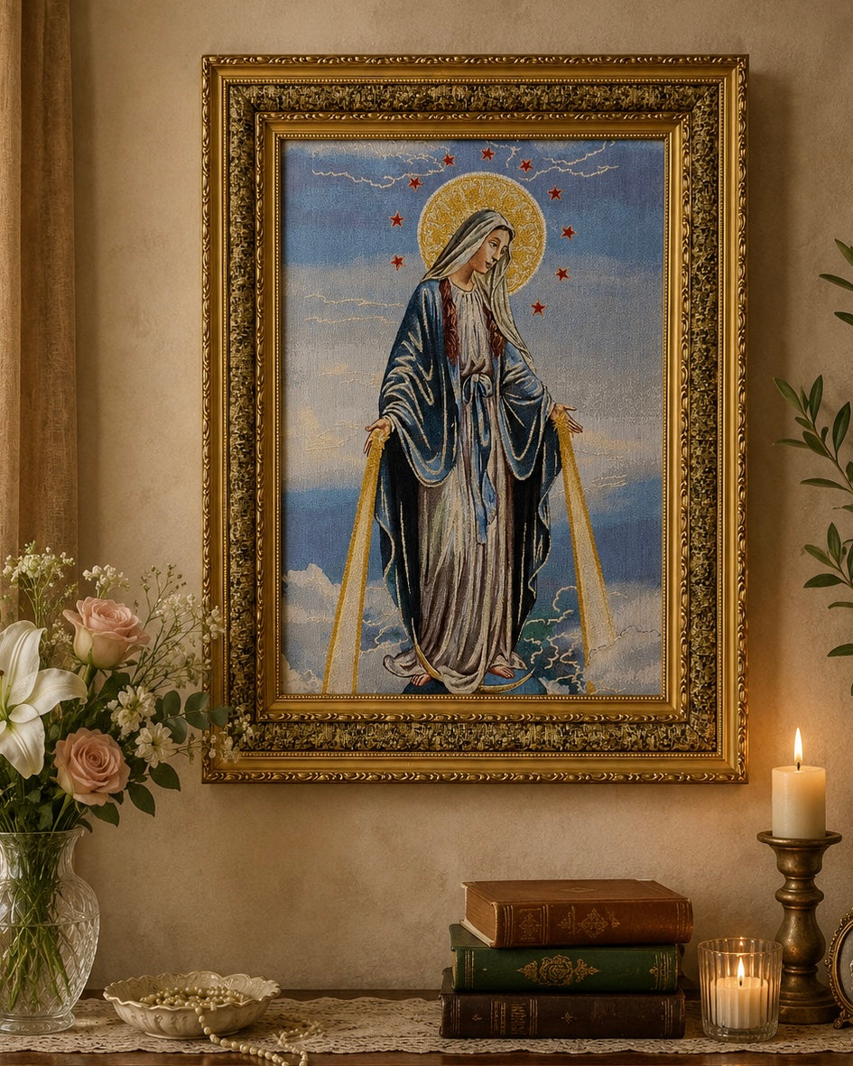 Gobelino De Virgen Milagrosa