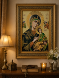 Gobelino De La Virgen Del Perpetuo Socorro